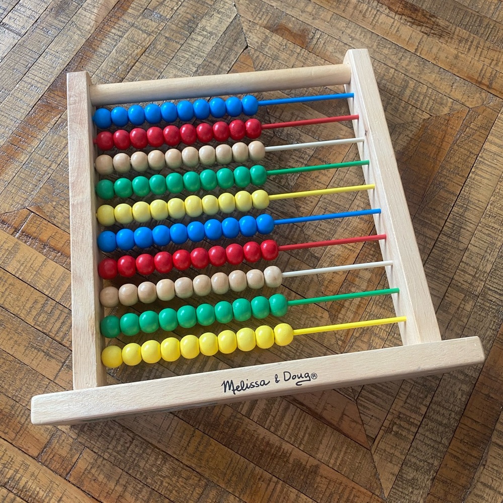 Melissa & Doug Classic Wooden Abacus - Multicolor